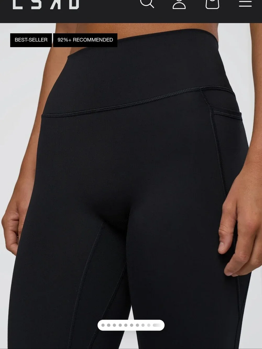 LSKD Fusion Ultra High-Rise 7/8 Legging Pockets